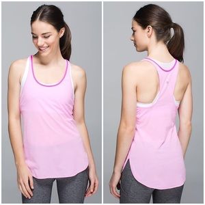 Lululemon Pink ‘What The Sport’ Singlet